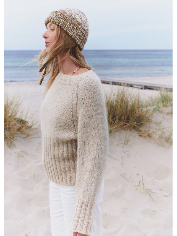 Lana Grossa TOP-DOWN RAGLANPULLOVER MED RIB Setasuri