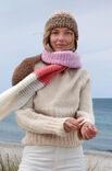 Lana Grossa TOP-DOWN RAGLANPULLOVER MED RIB Setasuri