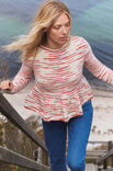 Lana Grossa PULLOVER MED FLÆSE Natural Alpaca Pelo