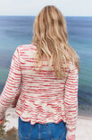 Lana Grossa PULLOVER MED FLÆSE Natural Alpaca Pelo