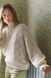 Lana Grossa HULMØNSTERPULLOVER Ecopuno & Setasuri