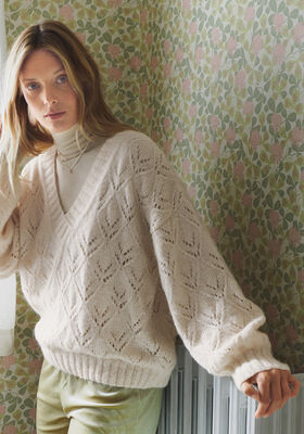 HULMØNSTERPULLOVER Ecopuno & Setasuri fra Lana Grossa