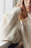 Lana Grossa HULMØNSTERPULLOVER Ecopuno & Setasuri