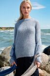 Lana Grossa DIAGONAL SJAL Natural Superkid Tweed