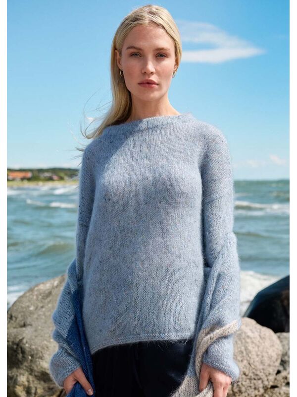 Lana Grossa PULLOVER Natural Superkid Tweed