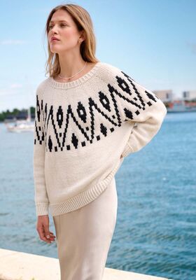 NORSK PULLOVER Alta Moda Alpaca fra Lana Grossa