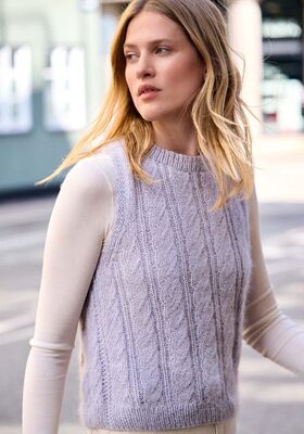 SLIPOVER Ecopuno & Silkhair fra Lana Grossa