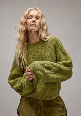 RAGLAN-PULLOVER Nebbia fra Lana Grossa