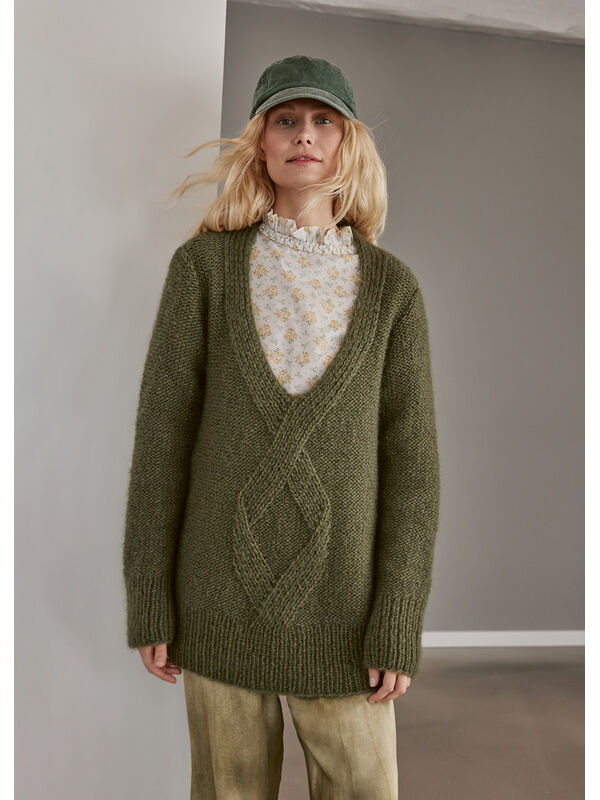 Lana Grossa OVERSIZED-SWEATER Mohair Di Gio