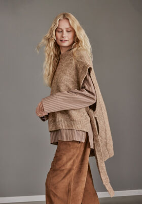 SLIPOVER Natural Alpaca Pelo fra Lana Grossa