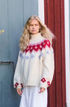 Lana Grossa SWEATER MED RUNDT BÆRESTYKKE Landlust Naturwolle