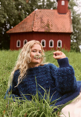 T-SWEATER Orsetto Moulinè & Mohair di Gio fra Lana Grossa