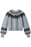 Lana Grossa SWEATER MED RUNDT BÆRESTYKKE Landlust Naturwolle