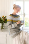 Lana Grossa SWEATER MED RUNDT BÆRESTYKKE Natural Alpaca Pelo & Basta