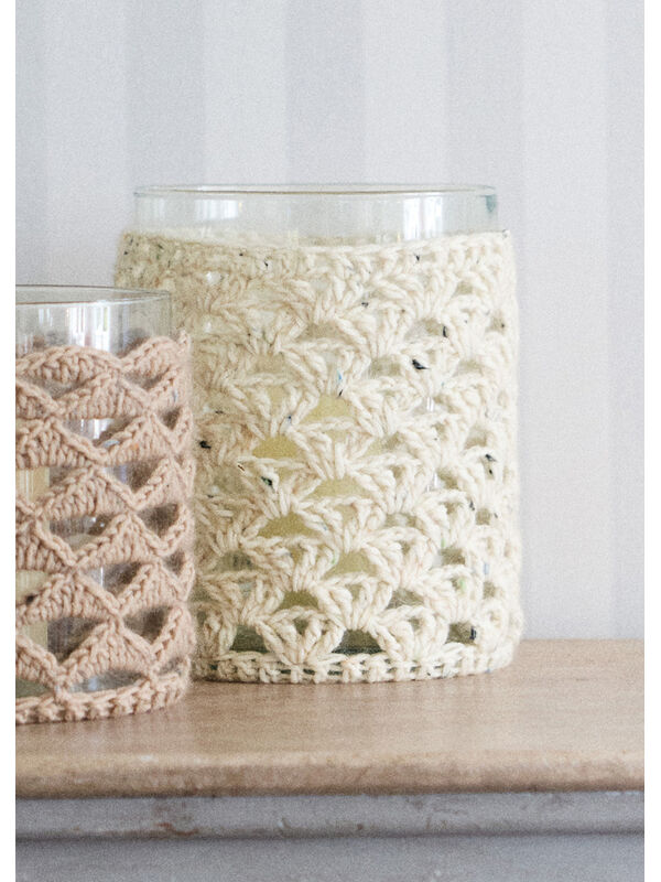 Lana Grossa BETRÆK TIL LYSGLAS Cool Wool Superbig & Natural Superkid Tweed