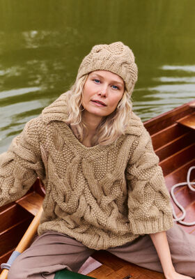 V-SWEATER Winter Softness fra Lana Grossa