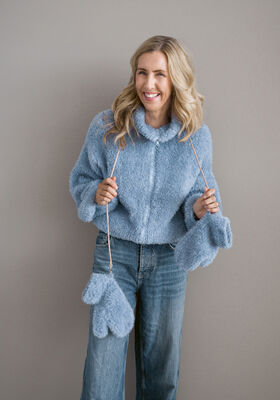 CLOUD PILE-JAKKE Pelliccia fra Lana Grossa