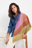 Lana Grossa HALVRUNDT SJAL Cool Wool Lace Hand-dyed