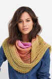 Lana Grossa HALVRUNDT SJAL Cool Wool Lace Hand-dyed