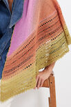 Lana Grossa HALVRUNDT SJAL Cool Wool Lace Hand-dyed
