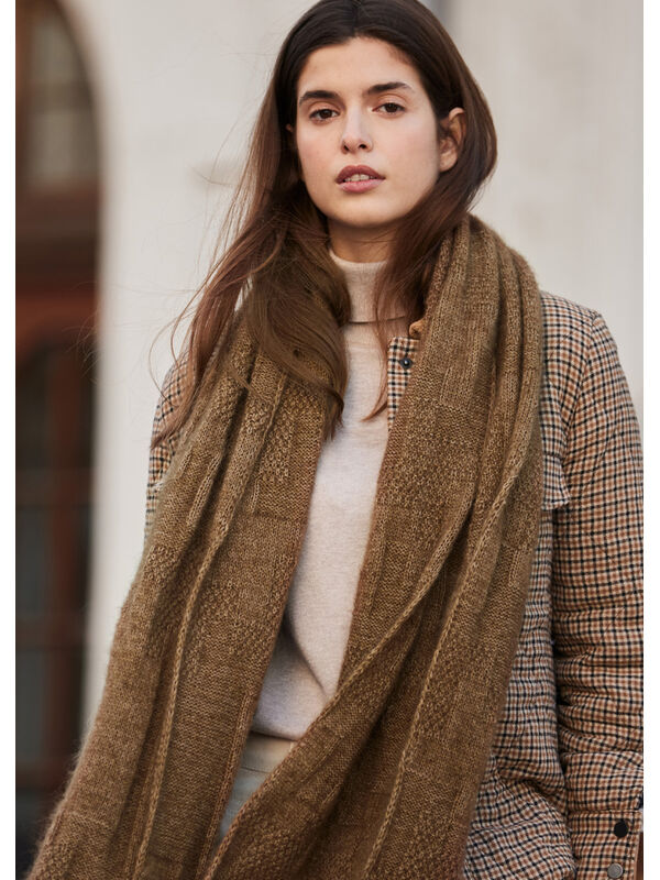 Lana Grossa STOLA Cool Wool Lace & Silkhair - Strikkeopskrift (SE)
