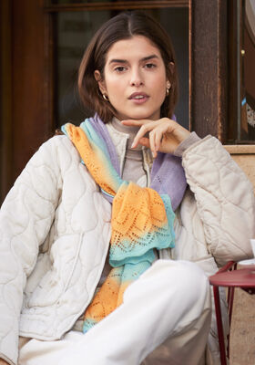 STOLA Cool Wool Lace hand-dyed - Strikkeopskrift (SE) fra Lana Grossa