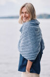 Lana Grossa TREKANTTØRKLÆDE Cool Wool Lace & Silkhair - Strikkeopskrift (SE)