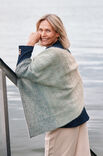 Lana Grossa SJAL Cool Wool Lace hand-dyed & Silkhair - Strikkeopskrift (SE)