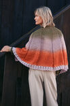 Lana Grossa SJAL Cool Wool Lace hand-dyed & Cool Wool Lace - Strikkeopskrift (SE)