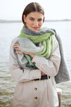 Lana Grossa SJAL Merino Lace Aquarell & Silkhair - Strikkeopskrift (SE)