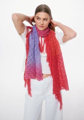 STOLA Merino Lace Aquarell & Cool Wool Lace - Strikkeopskrift (SE) fra Lana Grossa