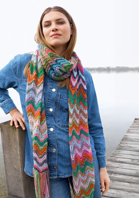 SJAL Colorissimo 2 & Soffio - Strikkeopskrift (SE) fra Lana Grossa