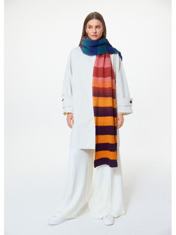 Lana Grossa SJAL Merino Lace Aquarell - Strikkeopskrift (SE)