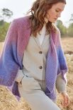Lana Grossa PONCHOSJAL Merino Lace Aquarell, Silkhair & Cool Wool Lace