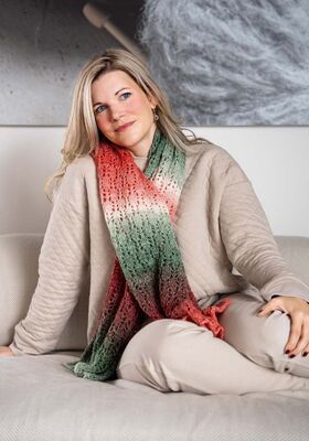 STOLA Gomitolo (Christmas Edition Lurex) - Strikkeopskrift (SE) fra Lana Grossa