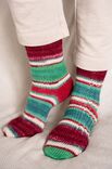 Lana Grossa SOKKER Meilenweit 6-fach Merino Christmas - Strikkeopskrift (SE)
