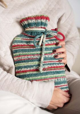 BETRÆK TIL VARMEDUNK Meilenweit 6-fach Merino Christmas - Strikkeopskrift (SE) fra Lana Grossa