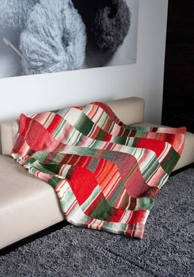 PLAID Gomitolo (Christmas Edition) - Strikkeopskrift (SE) fra Lana Grossa