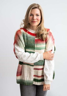 SLIPOVER Gomitolo (Christmas Edition Lurex) - Strikkeopskrift (SE) fra Lana Grossa