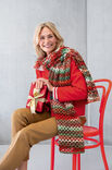 Lana Grossa HÆKLET STOLA Gomitolo (Christmas Edition Lurex)