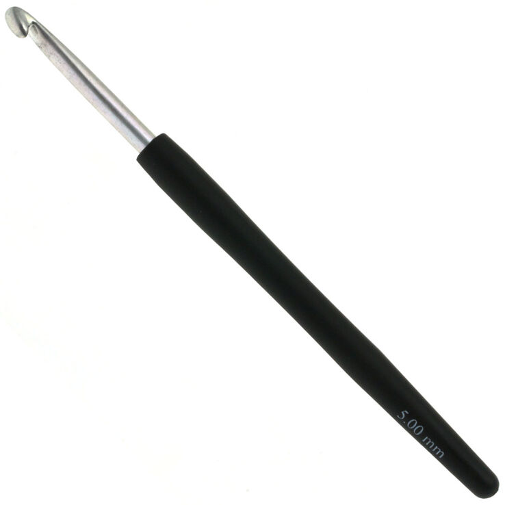Lana Grossa Uld Hæklenål med Blødt Greb (Aluminium) Str. 5,0