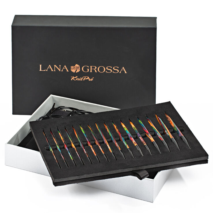 Lana Grossa Rundpindesæt Design-Holz Multicolor 