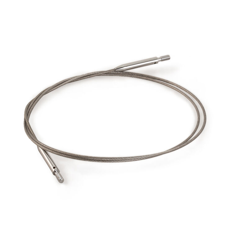 Lana Grossa Dreibar kabel Vario i rostfrit stål, fin, 80 cm 