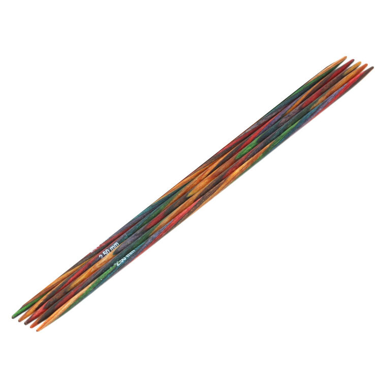 Lana Grossa Strømpepinde Design Træ Multicolor Str. 2,5/15cm