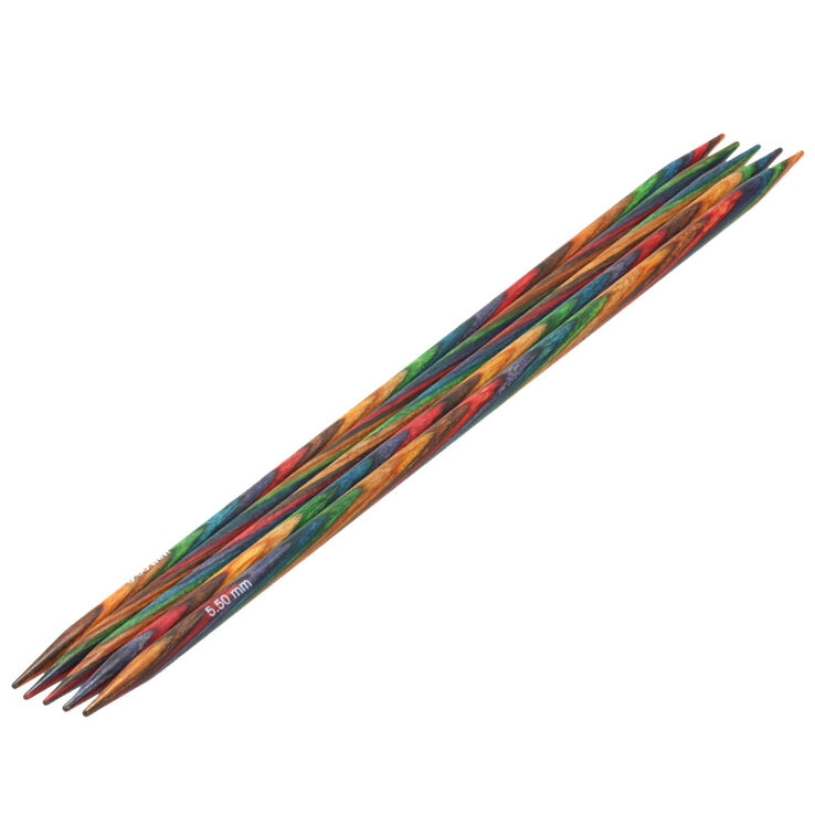 Lana Grossa Strømpepinde Design Træ Multicolor Str. 5,5/20cm