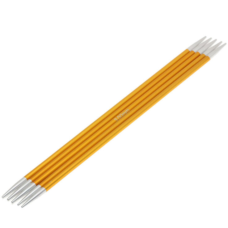Lana Grossa Strømpepinde Sæt Aluminium Rainbow Str. 3,0/15cm