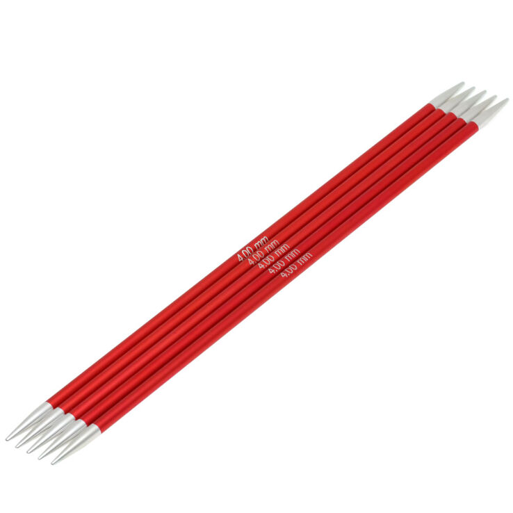 Lana Grossa Strømpepinde Sæt Aluminium Rainbow Str. 4,0/20cm