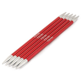 Lana Grossa Strømpepinde Sæt Aluminium Rainbow Str. 4,5/15cm