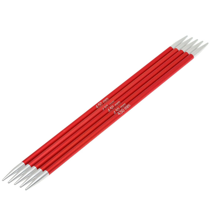 Lana Grossa Strømpepinde Sæt Aluminium Rainbow Str. 4,5/20cm