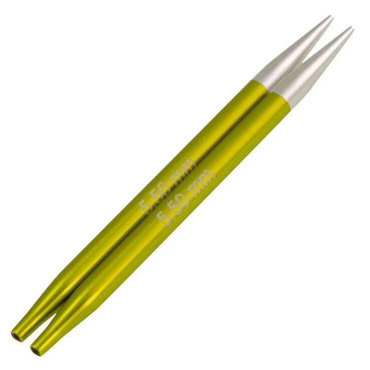 Lana Grossa Nålespidse Vario Aluminium Rainbow Str. 5,5 kort